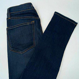 Free People Women's High Rise Jeans size 28 Made‎ in USA Dark Wash